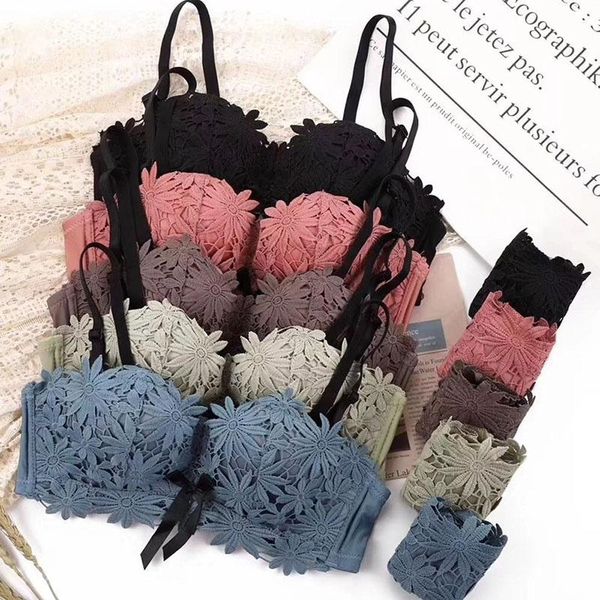 bras sets women bra set bow push up bralette wire chic floral embroidery adjusted 3/4 cup gather brief, Red;black
bras sets women bra set bow push up bralette wire chic floral embroidery adjusted 3/4 cup gather brief, Red;black