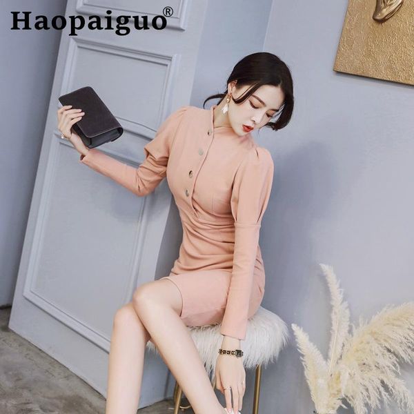 casual dresses arrival modis pink bodycon dress women singer button puff sleeve sheath wrap midi solid ol work office, Black;gray
casual dresses arrival modis pink bodycon dress women singer button puff sleeve sheath wrap midi solid ol work office, Black;gray