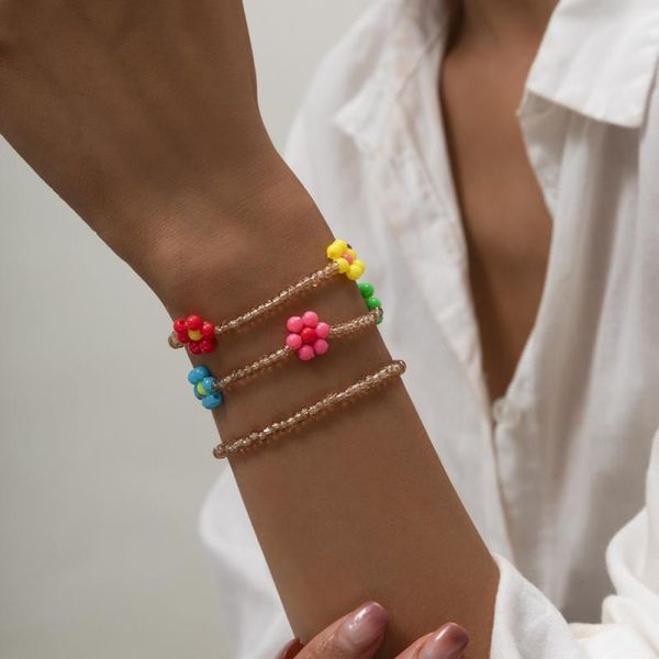 beaded, strands bohemian style color beaded bracelet set contrast rice bead woven easy-hook link chain women jewelry accessories, Black
beaded, strands bohemian style color beaded bracelet set contrast rice bead woven easy-hook link chain women jewelry accessories, Black