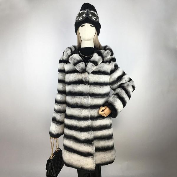 women's fur & faux rex coat with hood women winter jackets long sleeves natural coats removable oversize clothes female, Black
women's fur & faux rex coat with hood women winter jackets long sleeves natural coats removable oversize clothes female, Black