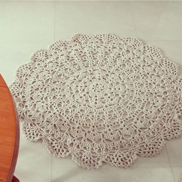 cushion/decorative pillow 2021 arrival 120cm round natural cotton rope crochet lace floor rug for living room handmade carpet with colorful
cushion/decorative pillow 2021 arrival 120cm round natural cotton rope crochet lace floor rug for living room handmade carpet with colorful