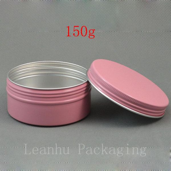 150g x 30 empty pink / white aluminum container screw lid 150cc for skin care cream solid perfumes refillable cosmetic jar
150g x 30 empty pink / white aluminum container screw lid 150cc for skin care cream solid perfumes refillable cosmetic jar