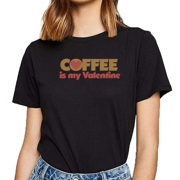 women's t-shirt t shirt women coffee is my valentine funny harajuku cotton female tshirt, White
women's t-shirt t shirt women coffee is my valentine funny harajuku cotton female tshirt, White