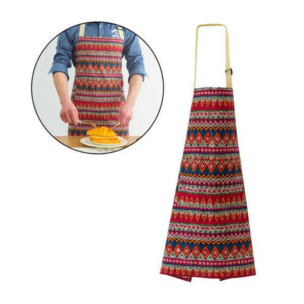 nordic style apron linen printed cleaning apron oilproof and dirt proof hanging neck kitchen cooking pinafore (colorful gr
nordic style apron linen printed cleaning apron oilproof and dirt proof hanging neck kitchen cooking pinafore (colorful gr