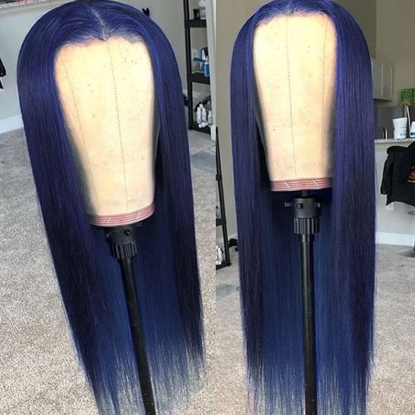 costume accessories 26inches deep part navy blue straight 180% synthetic lace front wig for women with baby hair synthetic hair preplucked s, Silver
costume accessories 26inches deep part navy blue straight 180% synthetic lace front wig for women with baby hair synthetic hair preplucked s, Silver
