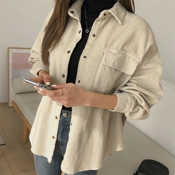 2021 camisas veludo feminino inverno moda estilo coreano blusa feminina solta manga longa boto acima da c rvba, White
2021 camisas veludo feminino inverno moda estilo coreano blusa feminina solta manga longa boto acima da c rvba, White
