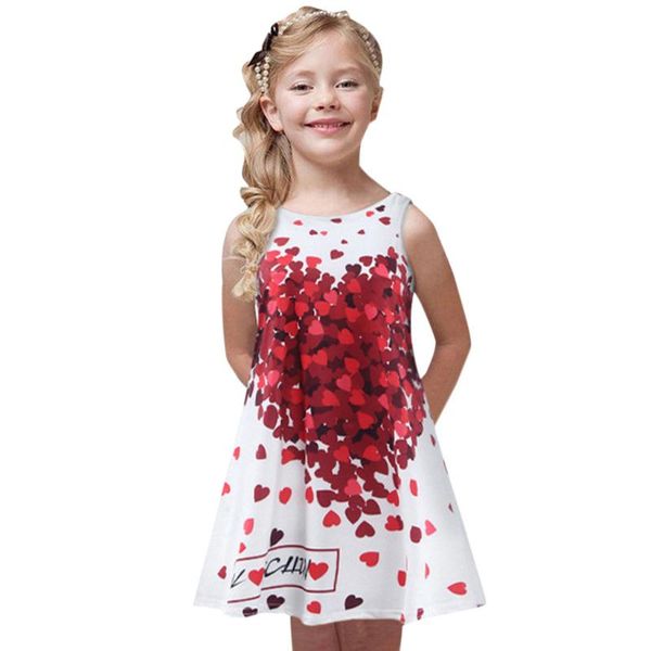 girl's dresses toddler girls kids valentines day sleeveless strap princess dress cotton love printing children clothes girl casual, Red;yellow
girl's dresses toddler girls kids valentines day sleeveless strap princess dress cotton love printing children clothes girl casual, Red;yellow