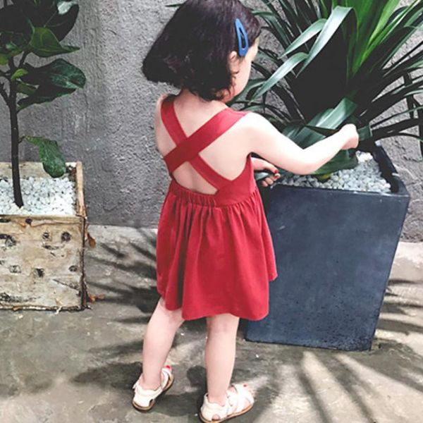 summer pageant baby girls backless design dress cotton kids sleeveless casual sundress outfits a26, Red;yellow
summer pageant baby girls backless design dress cotton kids sleeveless casual sundress outfits a26, Red;yellow