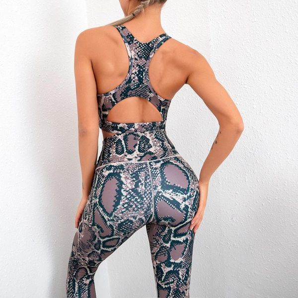 2021 hollow fitness bra leggings gym clothing women sportswear snake print yoga workout set sport outfit for woman active wear, White;red
2021 hollow fitness bra leggings gym clothing women sportswear snake print yoga workout set sport outfit for woman active wear, White;red