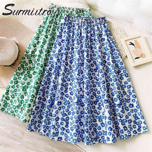 surmiitro spring summer cotton long skirt women korean style elegant floral print high waist midi pleated skirt female 210712, Black
surmiitro spring summer cotton long skirt women korean style elegant floral print high waist midi pleated skirt female 210712, Black