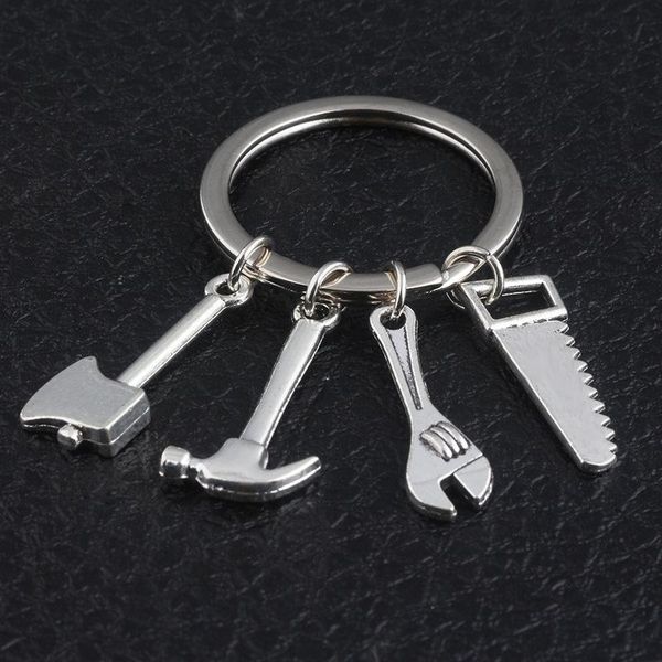 keychains 2021 father's day gift tool keychain metal ax saw wrench screwdriver hammer key chain charm car ring model for kid, Silver
keychains 2021 father's day gift tool keychain metal ax saw wrench screwdriver hammer key chain charm car ring model for kid, Silver