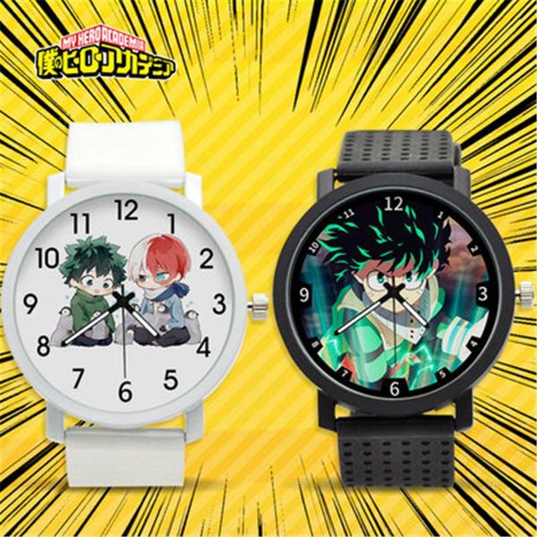 wristwatches my hero academia cosplay student watch quartz watches silicone strap wrist anime child cos accessories christmas, Slivery;brown
wristwatches my hero academia cosplay student watch quartz watches silicone strap wrist anime child cos accessories christmas, Slivery;brown