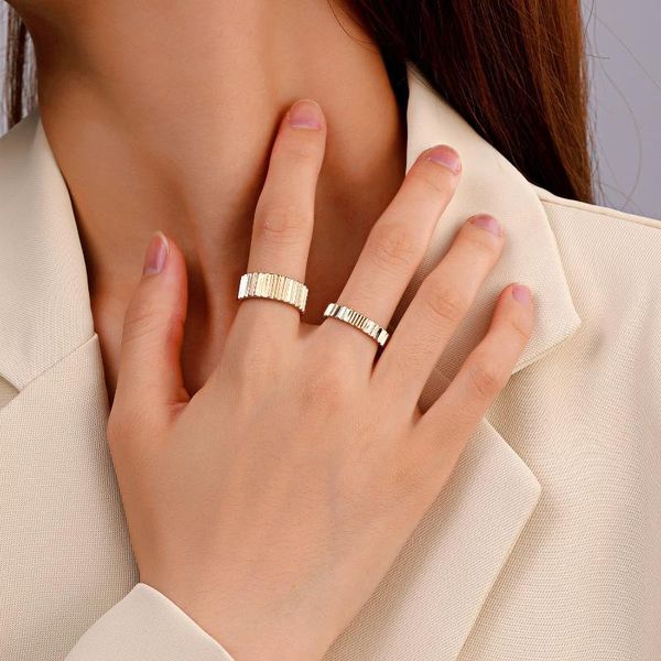 wedding rings korean retro geometric open cuff ring gold silver plated metal wheel shape design men women creative jewelry factory direct, Slivery;golden
wedding rings korean retro geometric open cuff ring gold silver plated metal wheel shape design men women creative jewelry factory direct, Slivery;golden