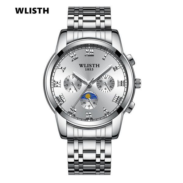 wristwatches orologio uomo mens watches r silver watch for men quartz stainless steel clock montre homme, Slivery;brown
wristwatches orologio uomo mens watches r silver watch for men quartz stainless steel clock montre homme, Slivery;brown