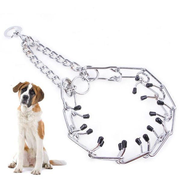 dog collars & leashes removable adjust size large training p chain stimulation big collar pet chrome metal train necklace
dog collars & leashes removable adjust size large training p chain stimulation big collar pet chrome metal train necklace