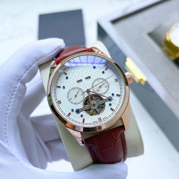 4 styles designer leather watch automatic mechanical movement mens wristwatch alloy with luxury watches bd0711, Slivery;brown
4 styles designer leather watch automatic mechanical movement mens wristwatch alloy with luxury watches bd0711, Slivery;brown