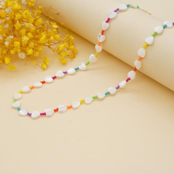 chokers fashion choker necklace round bead multicolor love shape shell stainless steel lobster clasp tail chain for women, Golden;silver
chokers fashion choker necklace round bead multicolor love shape shell stainless steel lobster clasp tail chain for women, Golden;silver
