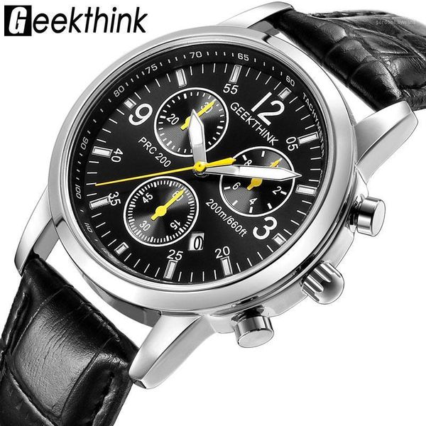 wristwatches geekthink casual leather strap quartz watches men's brand fashion wrist watch clock male steel band classic design, Slivery;brown
wristwatches geekthink casual leather strap quartz watches men's brand fashion wrist watch clock male steel band classic design, Slivery;brown