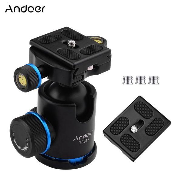andoer aluminum camera panoramic damper ballhead tripod head 360° swivel with quick release plate universal 1/4in 3/8in mounting
andoer aluminum camera panoramic damper ballhead tripod head 360° swivel with quick release plate universal 1/4in 3/8in mounting