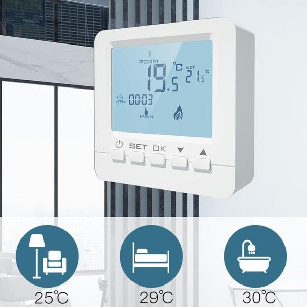smart home control lcd floor heating temperature regulator controller room air thermostat with sensor
smart home control lcd floor heating temperature regulator controller room air thermostat with sensor