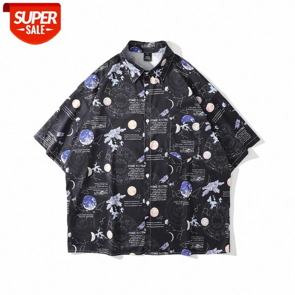 wind street hip-hop space earth print short-sleeved shirt male oversize casual half-sleeved #pt1h, White;black
wind street hip-hop space earth print short-sleeved shirt male oversize casual half-sleeved #pt1h, White;black