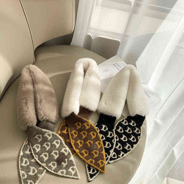 scarves 2022 korean version imitation rabbit hair women's warm thickened letter cross stitched wool scarf, Blue;gray
scarves 2022 korean version imitation rabbit hair women's warm thickened letter cross stitched wool scarf, Blue;gray