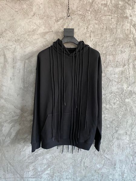 2021 fall new mens string decoration designer hoodies ~ us size hoodie oversized ~ great mens fashion designer hoodies, Black
2021 fall new mens string decoration designer hoodies ~ us size hoodie oversized ~ great mens fashion designer hoodies, Black