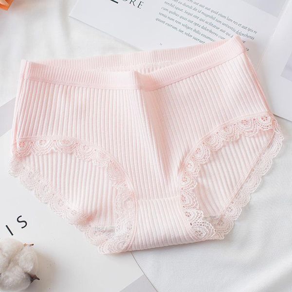 women's panties 1pcs comfortable cotton antibacterial ladies underwear lace edge breathable mid-waist briefs multiple color, Black;pink
women's panties 1pcs comfortable cotton antibacterial ladies underwear lace edge breathable mid-waist briefs multiple color, Black;pink