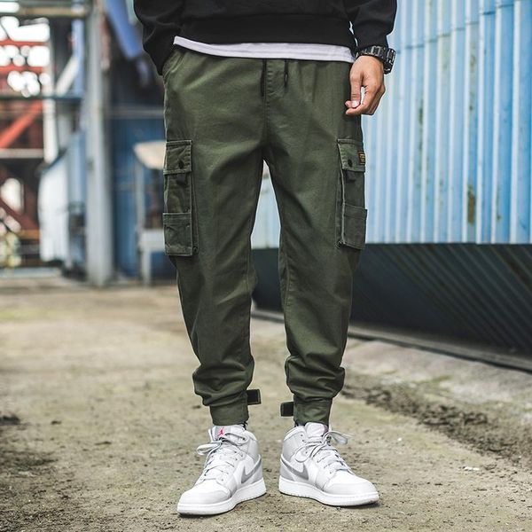 men's pants chenyusky- hip hop joggers cargo men harem multi-pocket ribbons man sweatpants streetwear casual mens, Black
men's pants chenyusky- hip hop joggers cargo men harem multi-pocket ribbons man sweatpants streetwear casual mens, Black