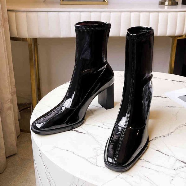 dress shoes women's shoes elastic high-heeled suede square-sided feminine elegant leather 7gpe, Black
dress shoes women's shoes elastic high-heeled suede square-sided feminine elegant leather 7gpe, Black