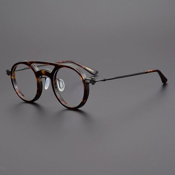 luxury designer glasses japanese handmade glasses frame classic round titanium acetate eyeglasses for men's women's retro prescrip, White;black
luxury designer glasses japanese handmade glasses frame classic round titanium acetate eyeglasses for men's women's retro prescrip, White;black