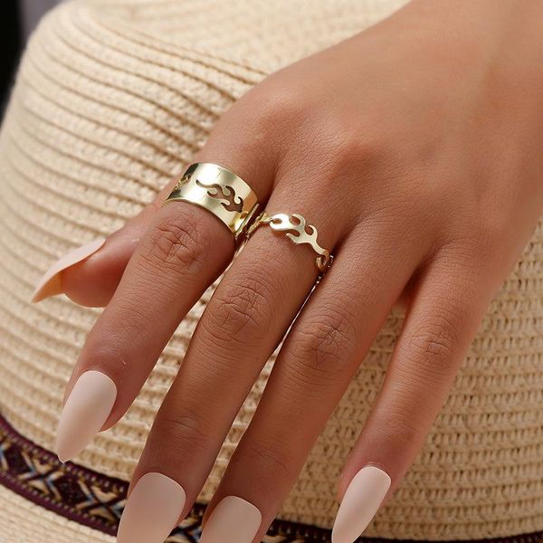 wedding rings 2pcs/set trendy flame for women men gold silver color couple set friendship engagement open jewelry, Slivery;golden
wedding rings 2pcs/set trendy flame for women men gold silver color couple set friendship engagement open jewelry, Slivery;golden