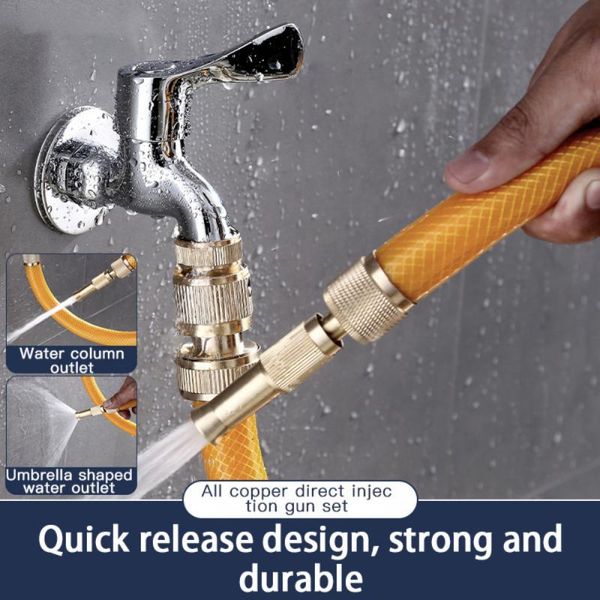 watering equipments 1pc brass high pressure variable flow direct injection type water gun 4*3*3/10*3*3cm nipple joint irrigation car washing
watering equipments 1pc brass high pressure variable flow direct injection type water gun 4*3*3/10*3*3cm nipple joint irrigation car washing