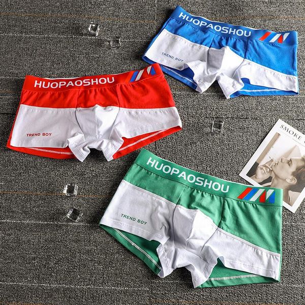 underpants lomonling men's underwear cotton mid-waist boxer briefs breathable mesh, Black;white
underpants lomonling men's underwear cotton mid-waist boxer briefs breathable mesh, Black;white