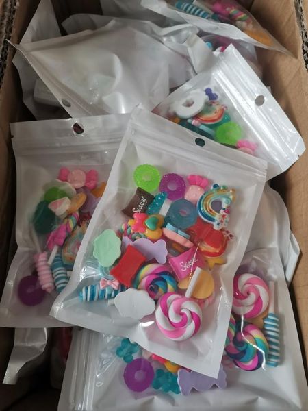 nail art decorations 30pc candy doughnut /lollipop resin flatback charms (mix-size) slime gummy bear sweets for diy crafts, Silver;gold
nail art decorations 30pc candy doughnut /lollipop resin flatback charms (mix-size) slime gummy bear sweets for diy crafts, Silver;gold