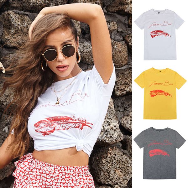 print t-shirt short sve 2020 summer new loose casual fashion simple, White
print t-shirt short sve 2020 summer new loose casual fashion simple, White