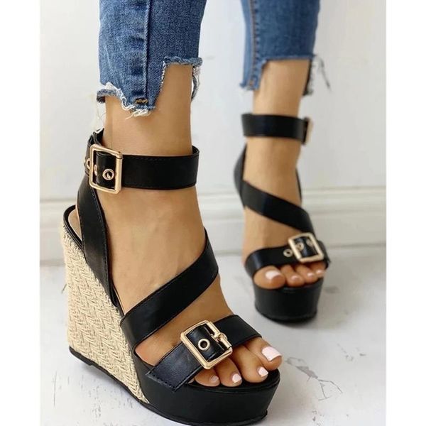 dress shoes jouir talons brand design women wedges heels leisure fashion sandals female non-slip, Black
dress shoes jouir talons brand design women wedges heels leisure fashion sandals female non-slip, Black