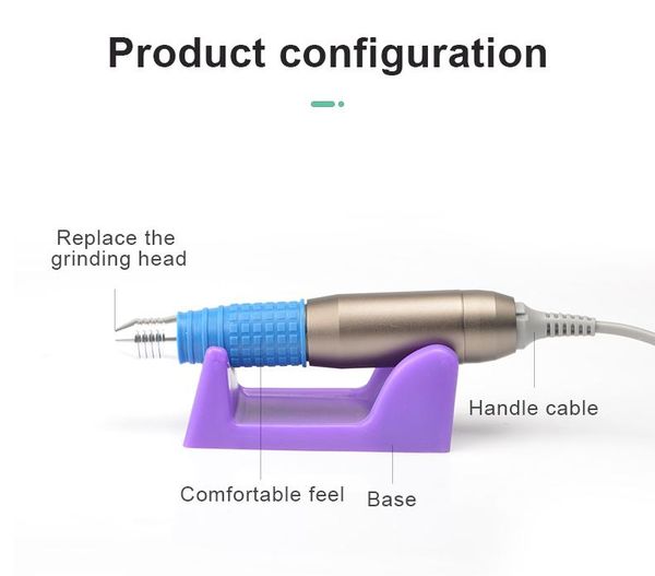 nail drill & accessories 20000rpm electric art pen handle file polish grind machine handpiece manicure pedicure tool
nail drill & accessories 20000rpm electric art pen handle file polish grind machine handpiece manicure pedicure tool