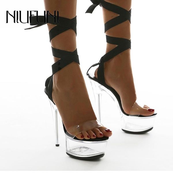 sandals gladiator genuine leather crystal platform women stiletto ankle strap high heels transparent wedding shoes for, Black
sandals gladiator genuine leather crystal platform women stiletto ankle strap high heels transparent wedding shoes for, Black