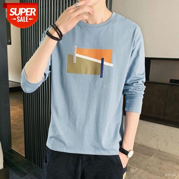 new long-sleeved men's t-shirt round neck printing casual cotton bottoming shirt large size loose men's clothing #y93g, White;black
new long-sleeved men's t-shirt round neck printing casual cotton bottoming shirt large size loose men's clothing #y93g, White;black