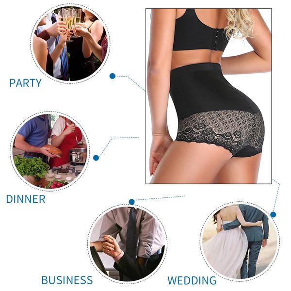 fajas shapewear body shaper high waist tummy control panties seamless lace up butt lifter stomach slimming underwear steel bone, Black
fajas shapewear body shaper high waist tummy control panties seamless lace up butt lifter stomach slimming underwear steel bone, Black