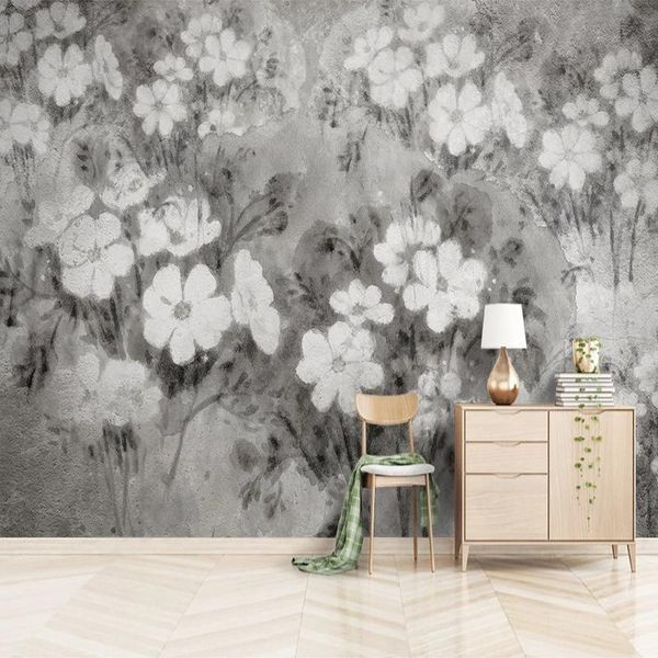 wallpapers custom 3d mural floral wallpaper for walls black and white flowers sofa background nordic style painted paper house decoration
wallpapers custom 3d mural floral wallpaper for walls black and white flowers sofa background nordic style painted paper house decoration