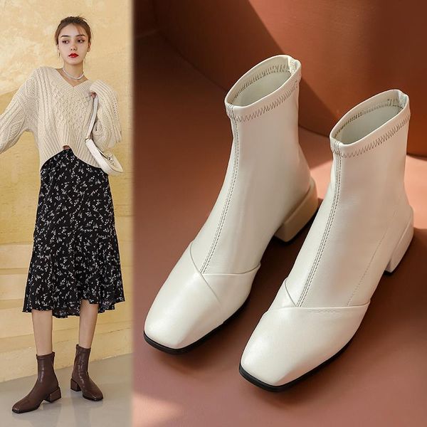 boots black vogue women soft pu leather ankle comfortable square low heel autumn winter ladies shoes
boots black vogue women soft pu leather ankle comfortable square low heel autumn winter ladies shoes