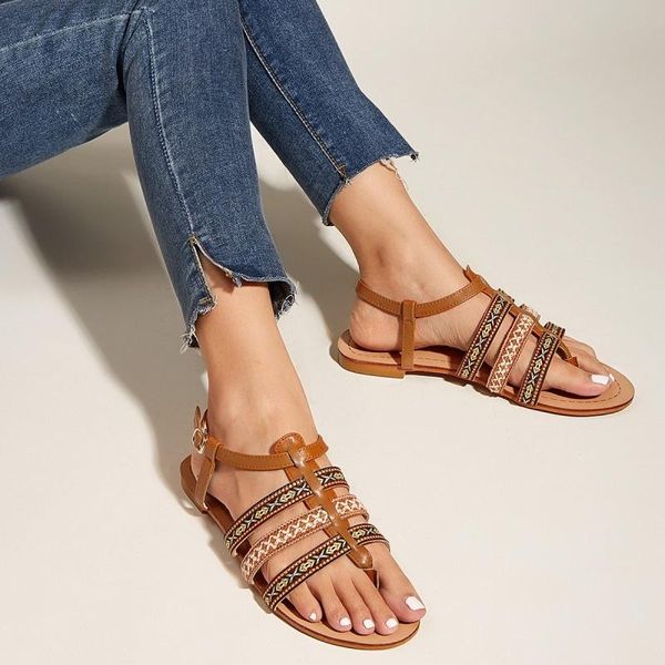 sandals national style women's shoes in spring and summer of 2021 embroidered knitting clip toe flat bottom roman, Black
sandals national style women's shoes in spring and summer of 2021 embroidered knitting clip toe flat bottom roman, Black