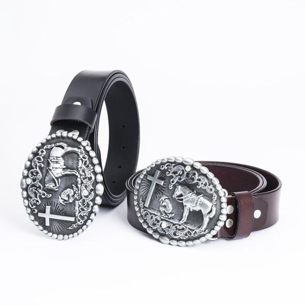 belts western cowboy men's belt european american personality retro horse cross luxury leather pin buckle big mens, Black;brown
belts western cowboy men's belt european american personality retro horse cross luxury leather pin buckle big mens, Black;brown