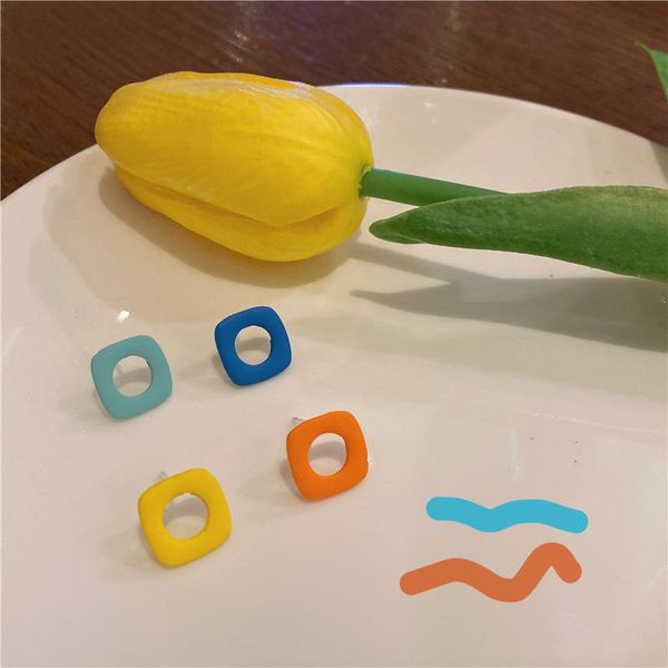 stud fashion classic color geometric square earrings ins wind girl heart summer contrast trendy women, Golden;silver
stud fashion classic color geometric square earrings ins wind girl heart summer contrast trendy women, Golden;silver