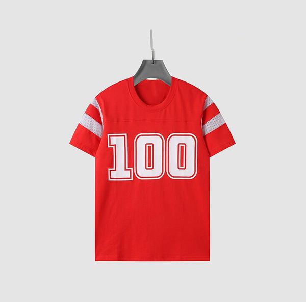 21ss summer pure cotton brand men's women's t-shirt tee short sleeves casual fashion 100th anniversary collection crew neck t-shir, White;black
21ss summer pure cotton brand men's women's t-shirt tee short sleeves casual fashion 100th anniversary collection crew neck t-shir, White;black