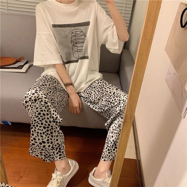 women's pants & capris wide leg women korean fashion vintage leopard print trousers sweatpants high waist for mujer pantalones, Black;white
women's pants & capris wide leg women korean fashion vintage leopard print trousers sweatpants high waist for mujer pantalones, Black;white