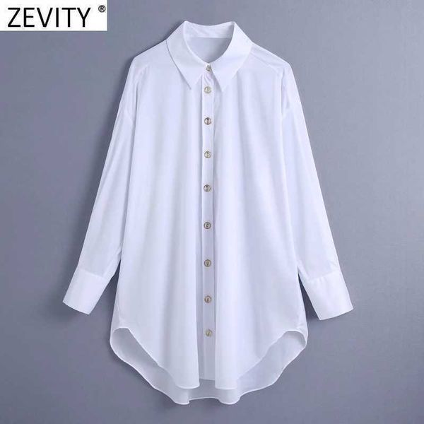zevity women fashion single breasted white long smock blouse office ladies turn down collar shirts chic blusas ls7705 210603
zevity women fashion single breasted white long smock blouse office ladies turn down collar shirts chic blusas ls7705 210603