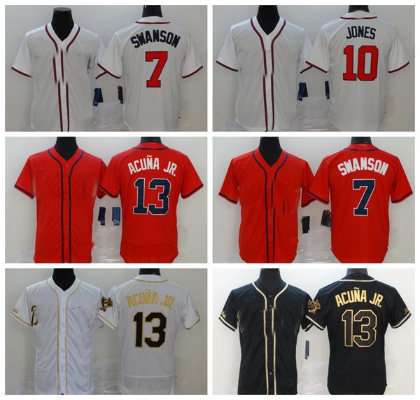 men women youth 13 ronald acuna jr. jersey 7 dansby swanson 5 freddie an baseball jerseys 1013, Blue;black
men women youth 13 ronald acuna jr. jersey 7 dansby swanson 5 freddie an baseball jerseys 1013, Blue;black